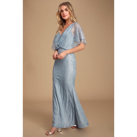 Lulu’s “Dreaming of You” Floral Lace Formal Dress - Picture 2 of 10